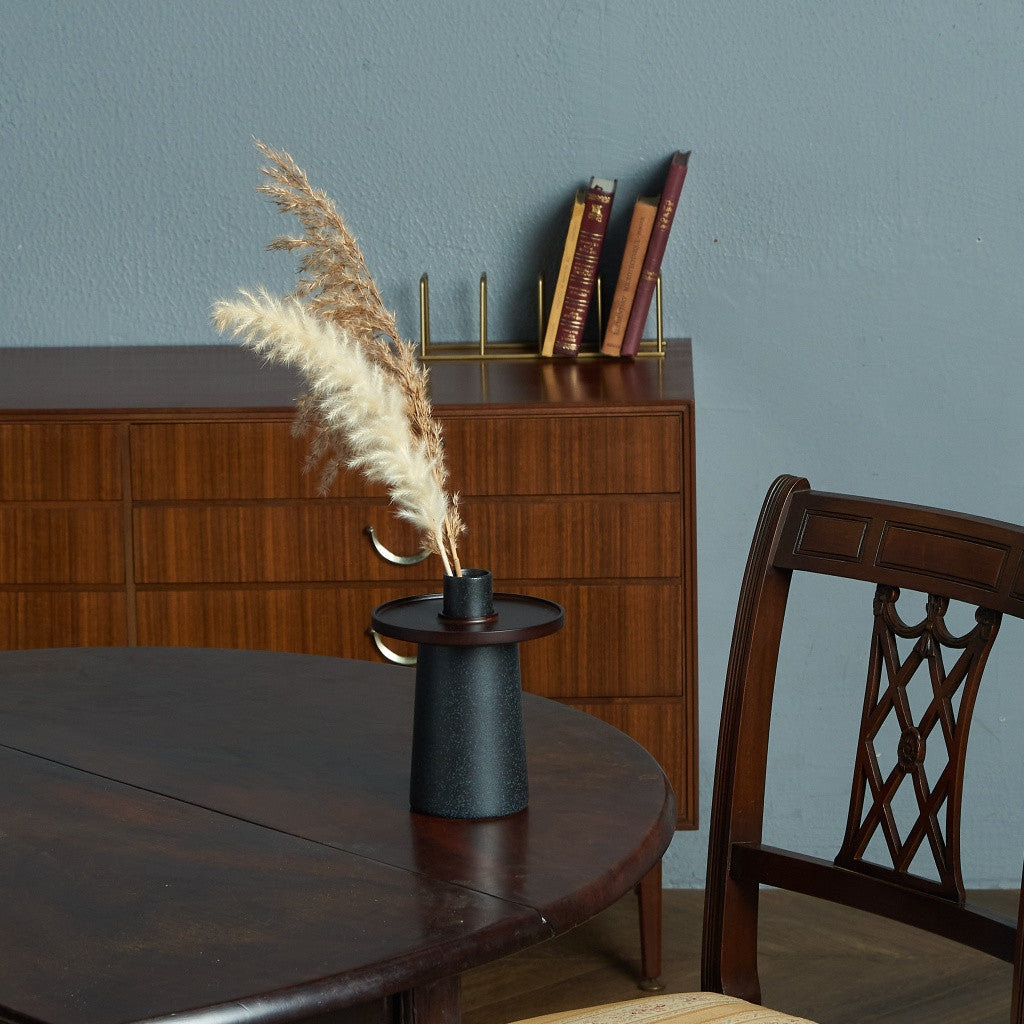 hanauke フラワーベース / BLACK