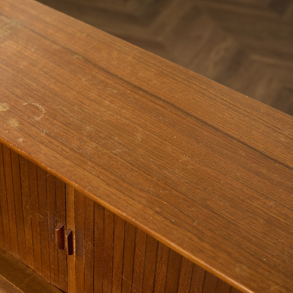 英国 ヴィンテージ 蛇腹扉 ライティングビューロー