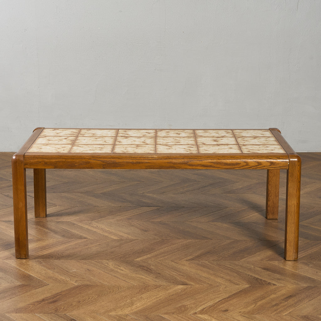 ベルギー ヴィンテージ タイルトップ コーヒーテーブル センターテーブル