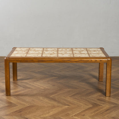 ベルギー ヴィンテージ タイルトップ コーヒーテーブル センターテーブル