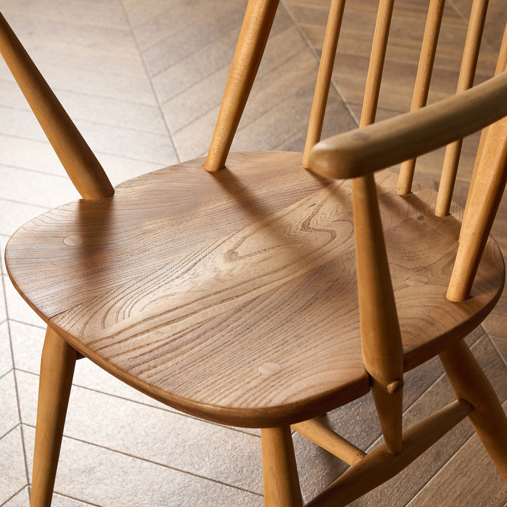アーコール ERCOL ヴィンテージ クエーカー アームチェア ブルーラベル