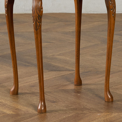 英国 クラシック ガラストップ ネストテーブル #95562