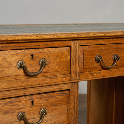 英国 クラシック 両袖デスク