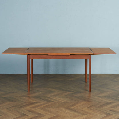 Danish Vintage Drawleaf Dining Table #83759