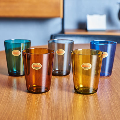 TWO TONE STACKING TUMBLER / Amber × Blue