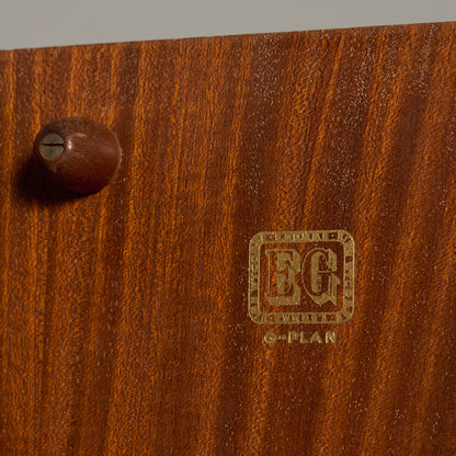 Chinese white ヴィンテージ 3ドア ワードローブ 初期ゴールドラベル