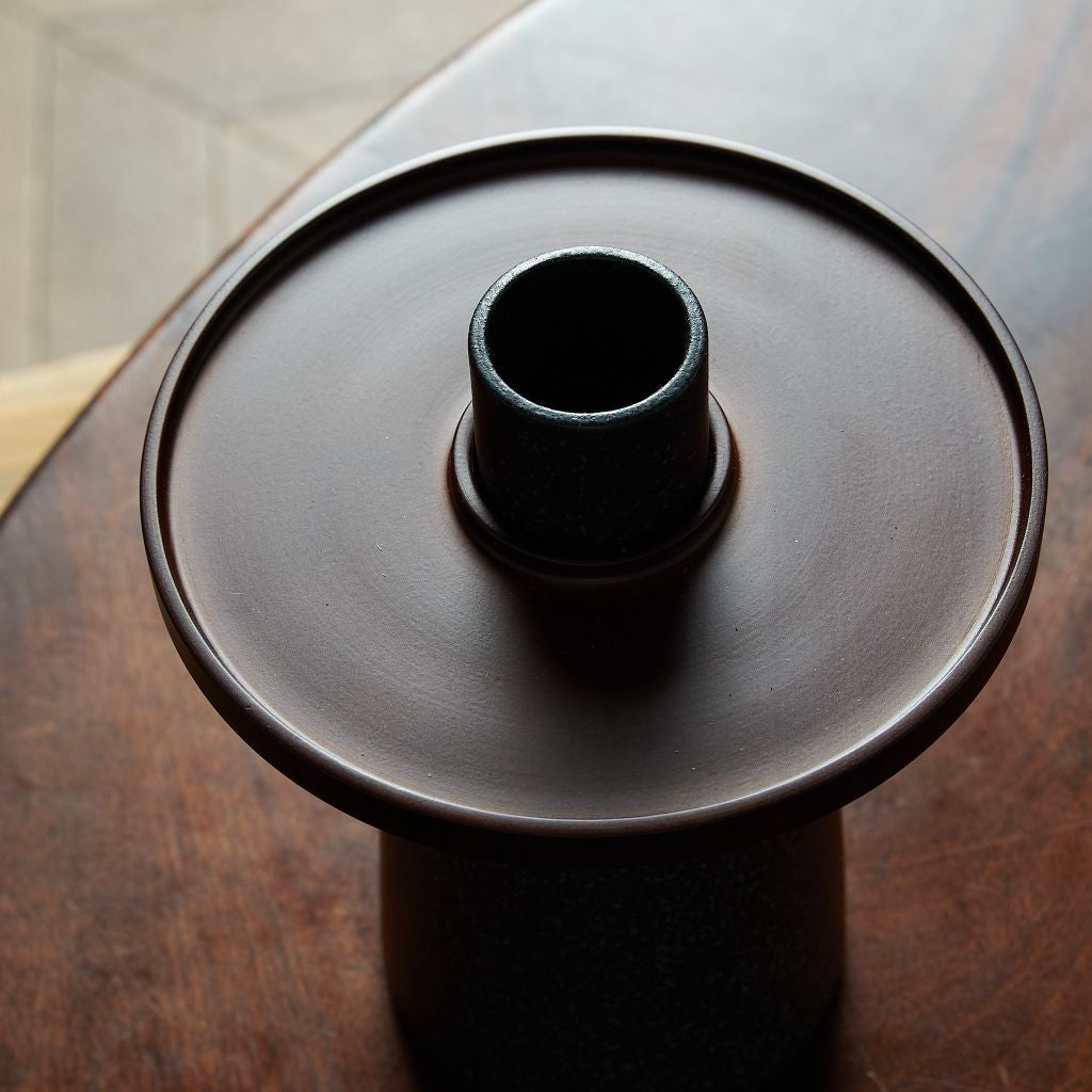 hanauke フラワーベース / BLACK