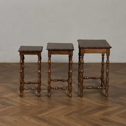 英国 クラシック オーク ネストテーブル