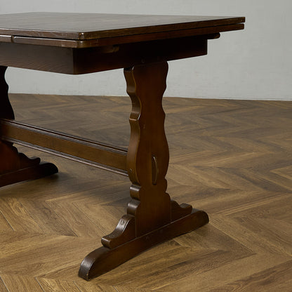 英国 クラシック ドローリーフ ダイニングテーブル #90008