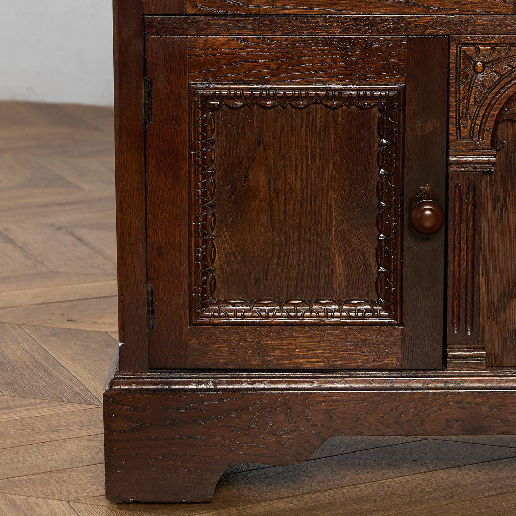 英国 クラシック オーク材 ブックケース