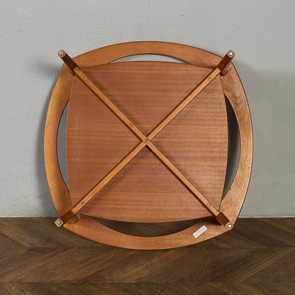 英国 ヴィンテージ スモーク ガラストップ コーヒーテーブル センターテーブル