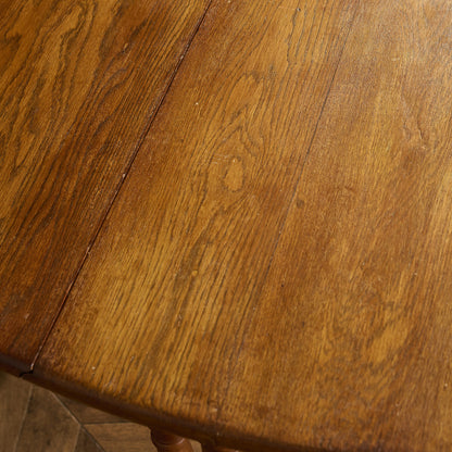 英国 クラシック ドロップリーフ ゲートレッグテーブル