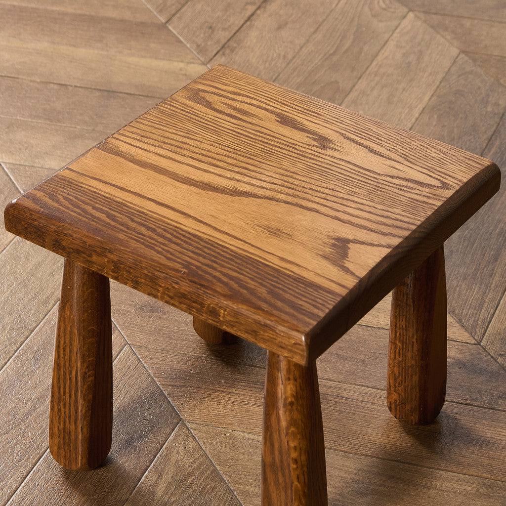 オランダ製 オーク無垢材 ネストテーブル