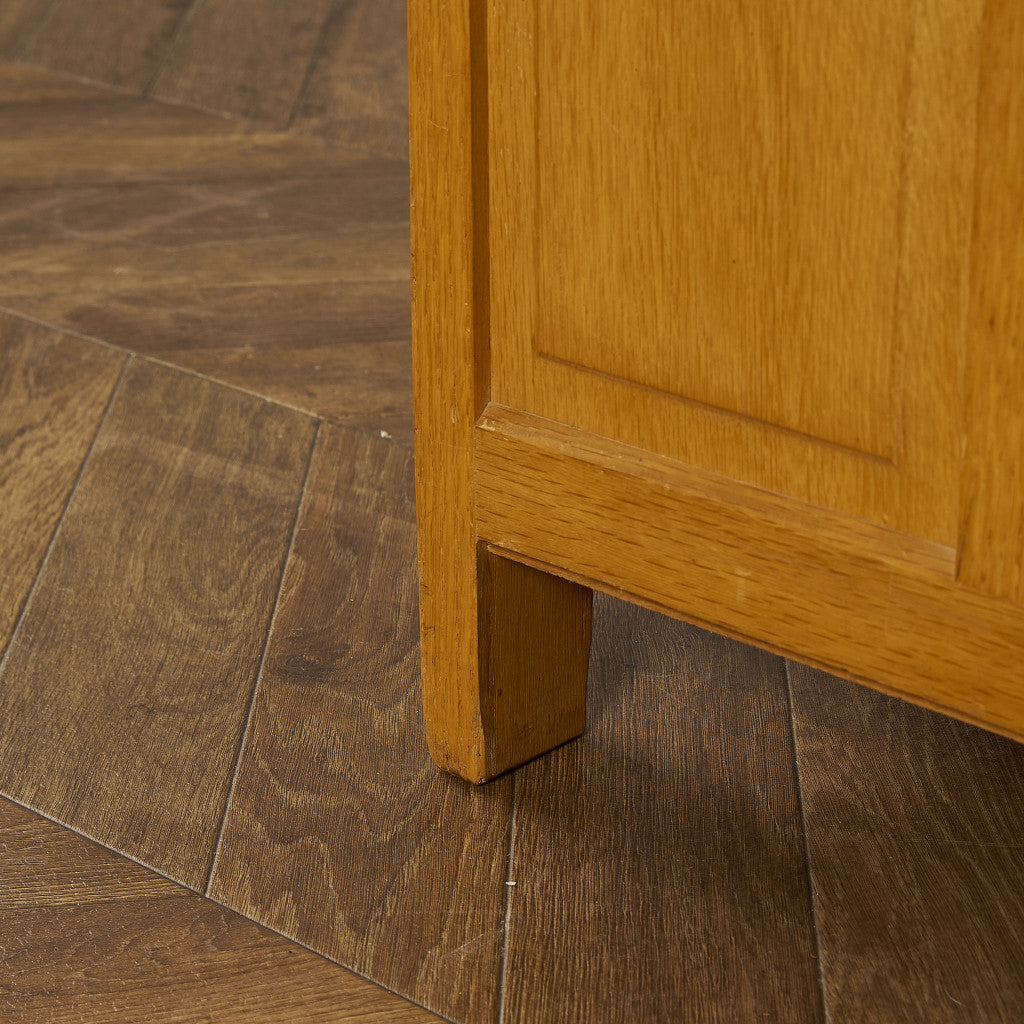 英国クラシック オーク材 ブランケットボックス