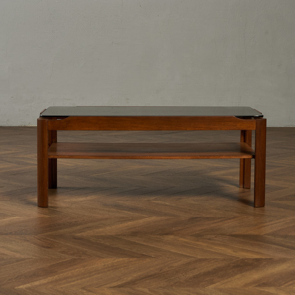 Myer メイヤー スモークガラストップ コーヒーテーブル ローテーブル 英国製 Myer メイヤー スモークガラストップ コーヒーテーブル ロー