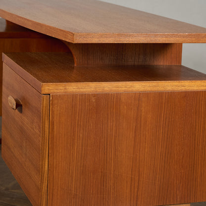 Quadrille ヴィンテージ デスク 両袖デスク