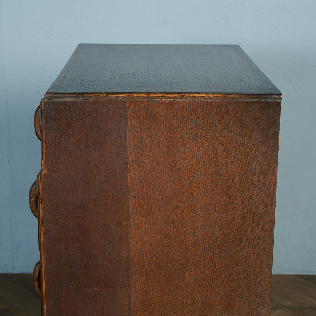 英国 アンティーク 5段 チェスト #84056