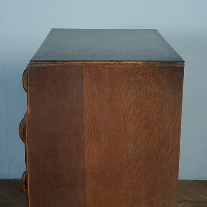 英国 アンティーク 5段 チェスト #84056