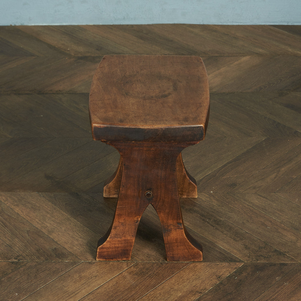 British antique milking stool #81722