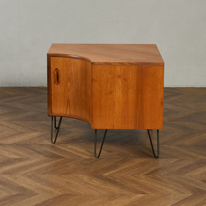 Fresco コーナーキャビネット 3点セット カスタム アイアン ヘアピンレッグ