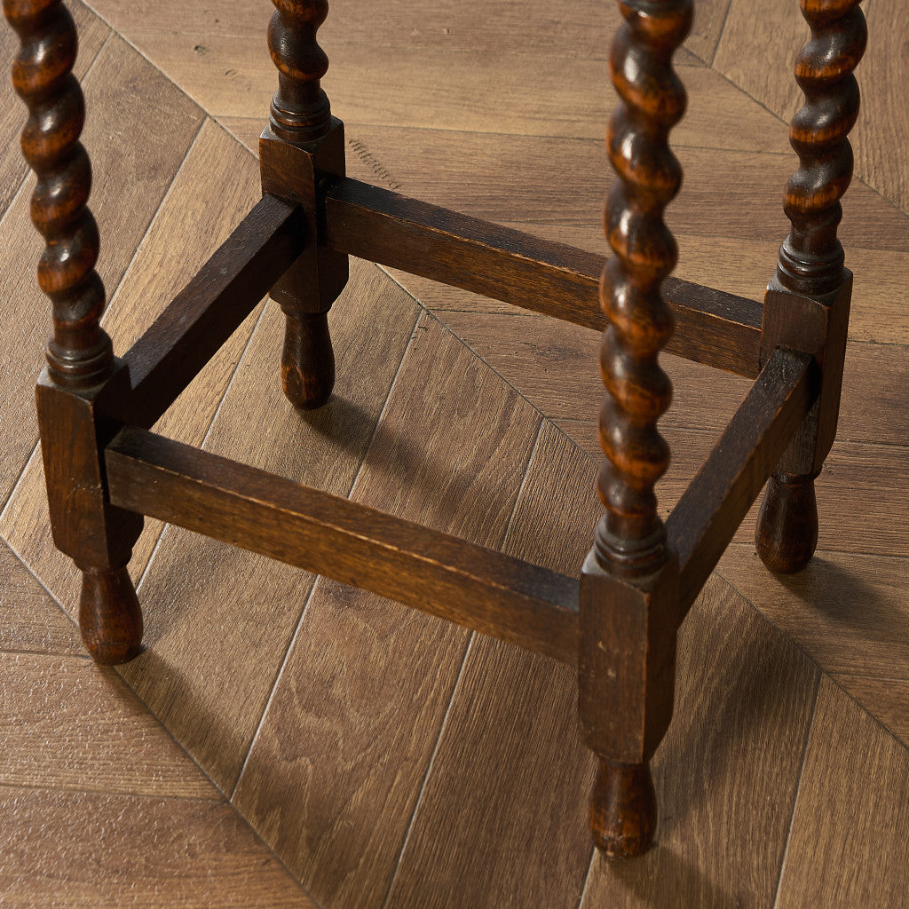 英国 クラシック バーリーシュガーツイスト サイドテーブル