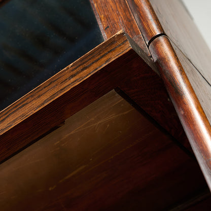 英国 アンティーク スタッキングブックケース 食器棚