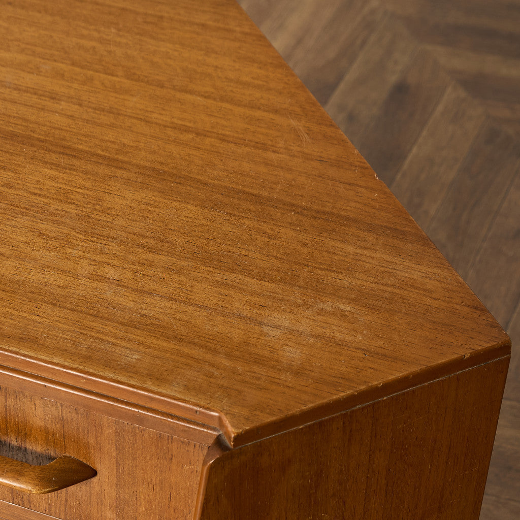 Brandon ライティングデスク付き コーナーキャビネット 3点セット