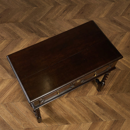 英国 クラシック オーク材 コンソールテーブル