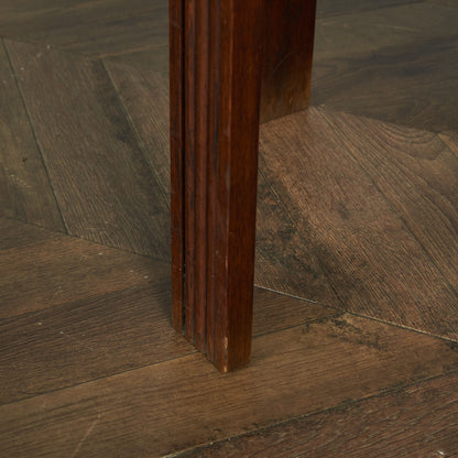 英国ヴィンテージ パーケットトップ サイドテーブル