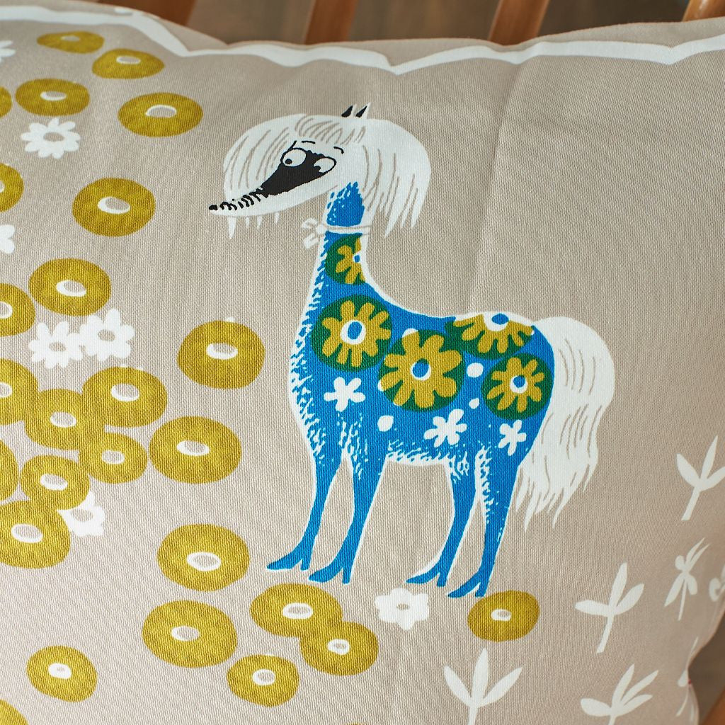 ムーミンクッションカバー ここにいるよ / GRAY