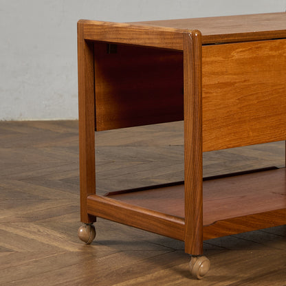 英国 ヴィンテージ ドロップリーフ トロリーワゴン