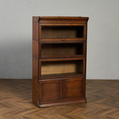 英国 アンティーク スタッキングブックケース 食器棚