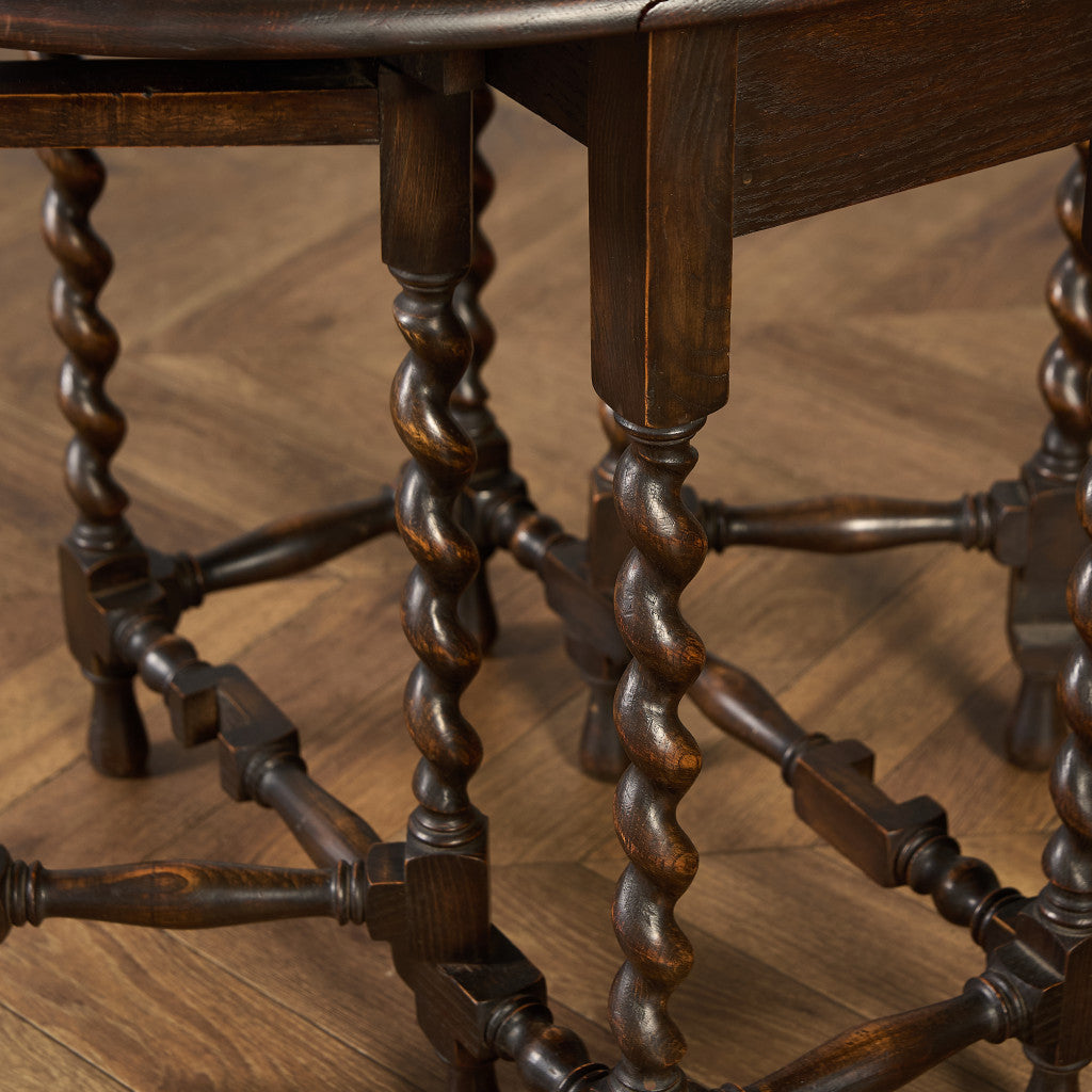 英国 クラシック ドロップリーフ ゲートレッグテーブル