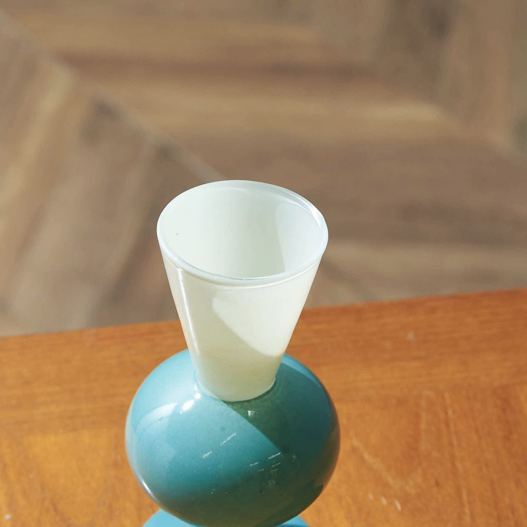 MINI VASE TWO TONE / Beige×Green