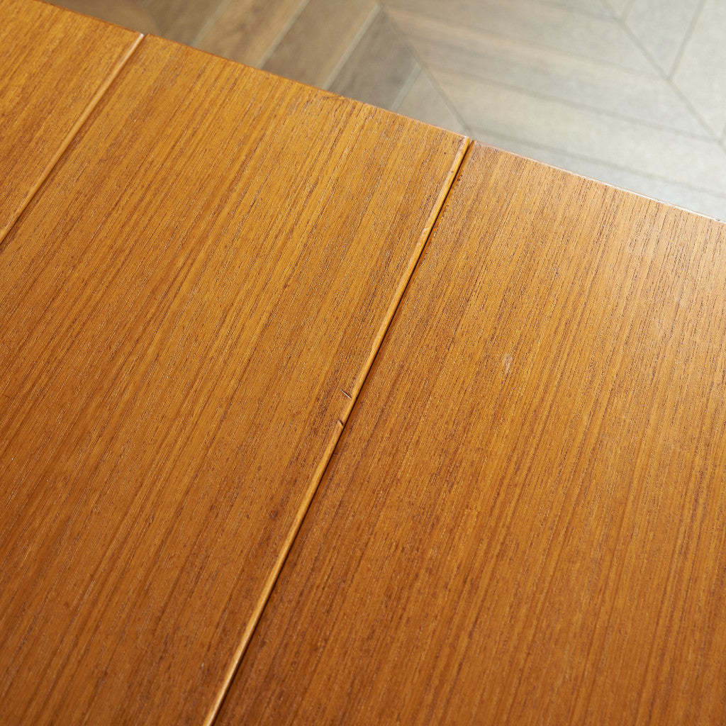 デンマーク Ansager Mobler ヴィンテージ ドロップリーフゲートレッグテーブル / ダイニングテーブル #83632