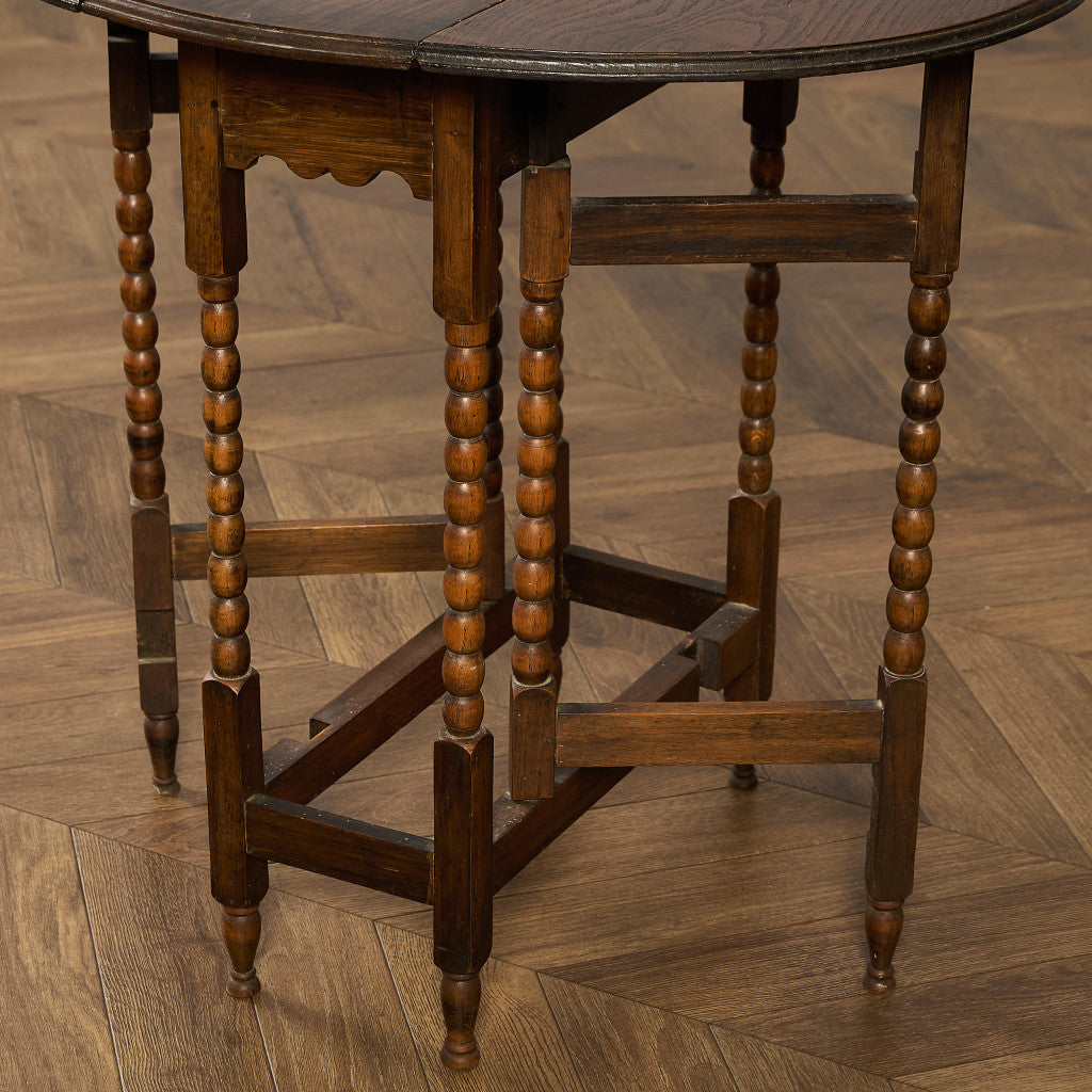 英国 クラシック ドロップリーフ ゲートレッグテーブル