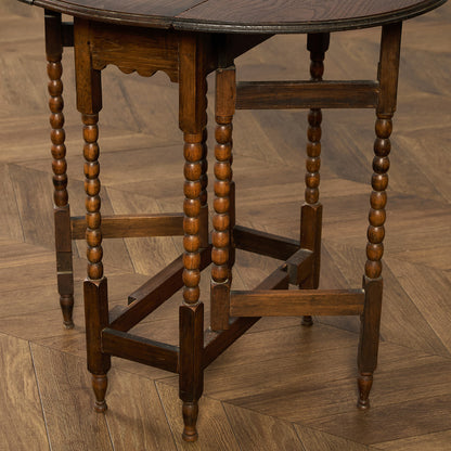 英国 クラシック ドロップリーフ ゲートレッグテーブル