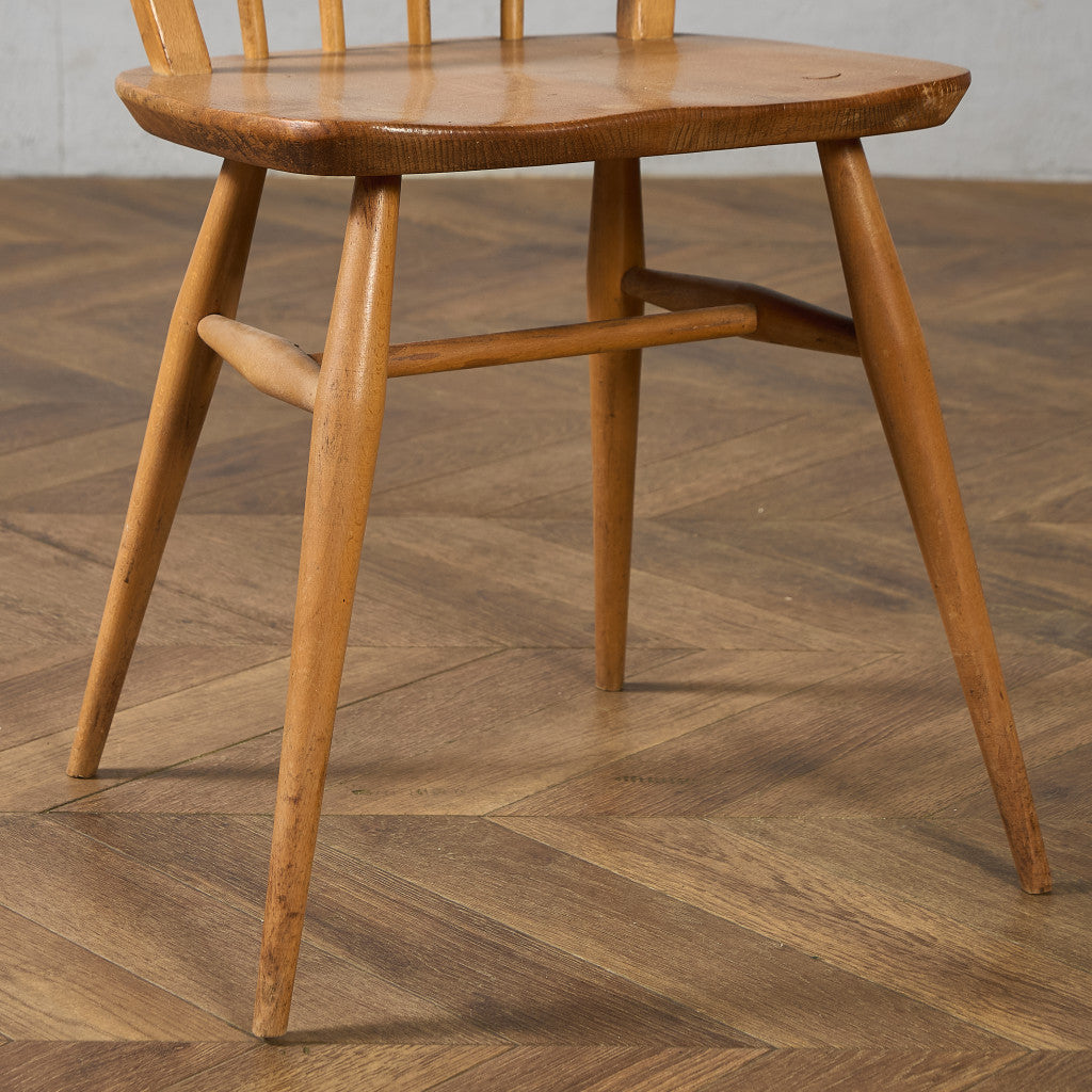 アーコール ERCOL 4本 スポーク フープバックチェア ブルーラベル