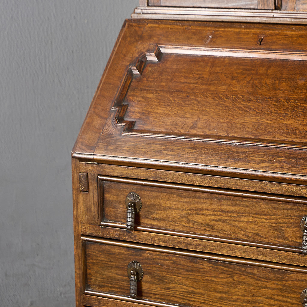 英国 クラシック ビューロー ブックケース デスク