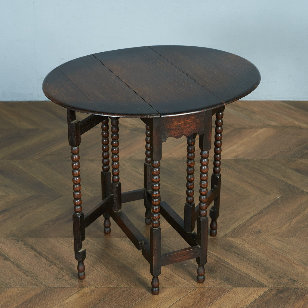 英国クラシック ドロップリーフ ゲートレッグテーブル