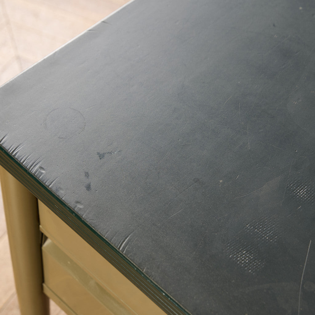 ベルギー ヴィンテージ 片袖 デスク