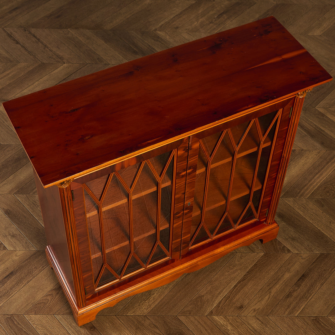 英国 クラシック エドワーディアン様式 ブックケース 食器棚