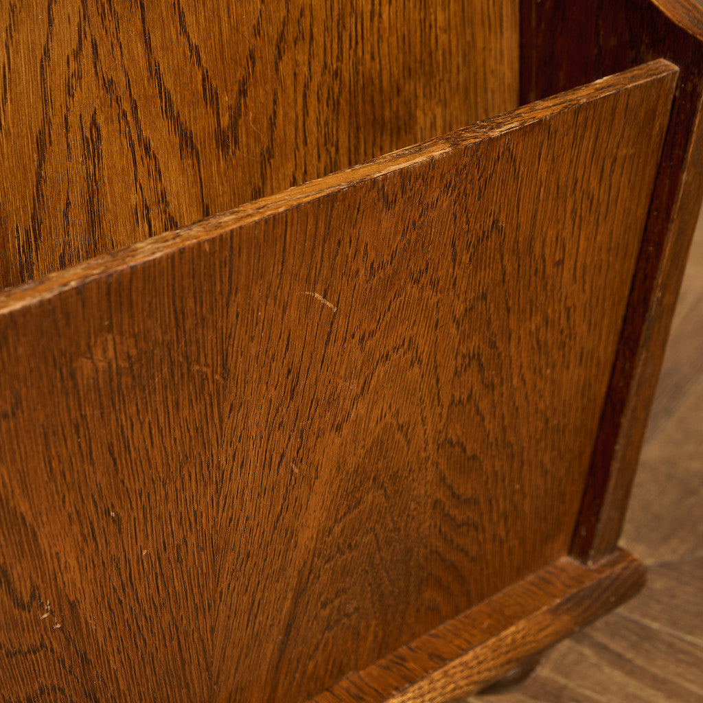 英国 クラシック マガジンラック付き サイドテーブル