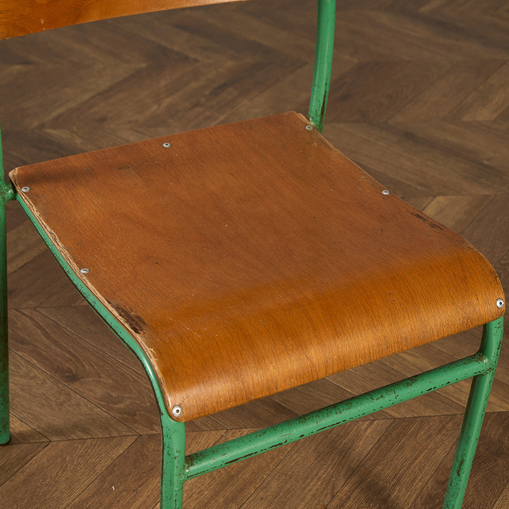 ヴィンテージ スタッキング スクールチェア