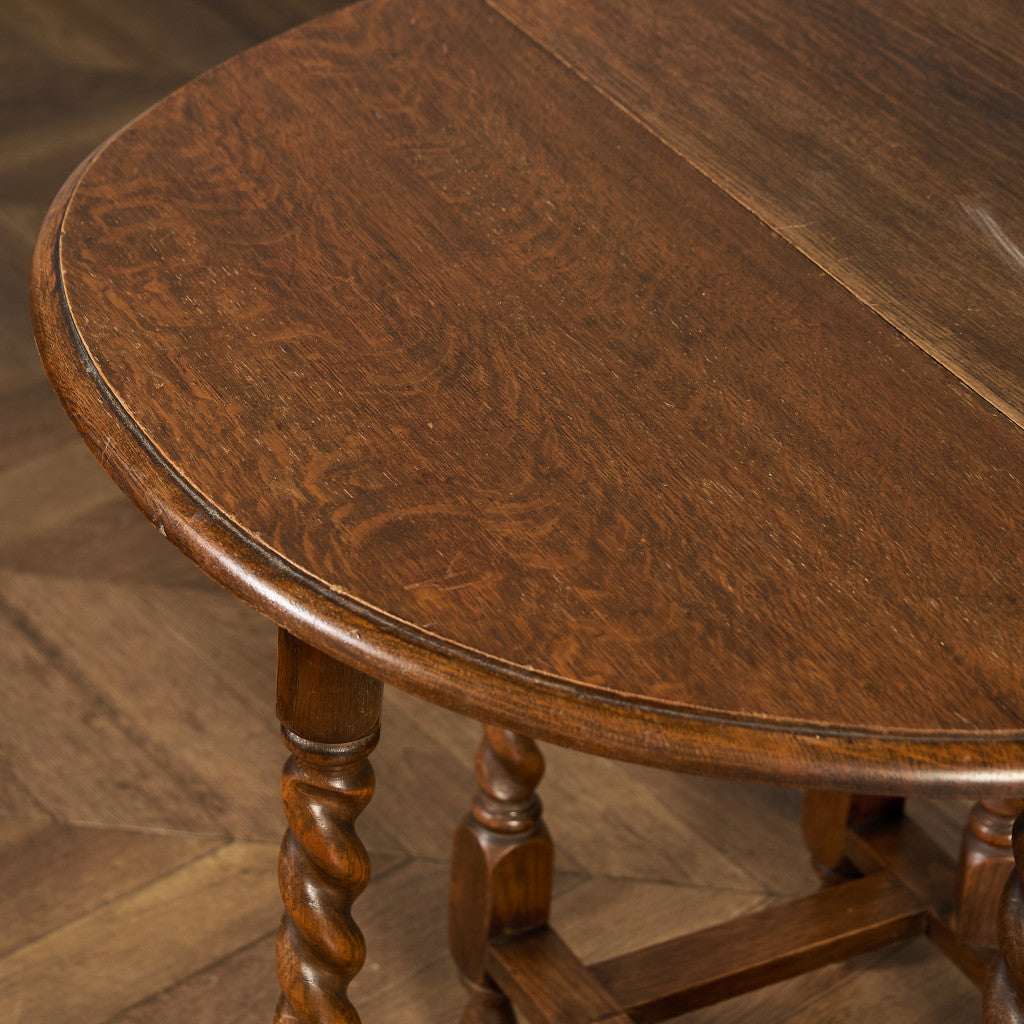 英国 クラシック ドロップリーフ ゲートレッグテーブル