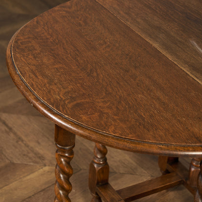 英国 クラシック ドロップリーフ ゲートレッグテーブル