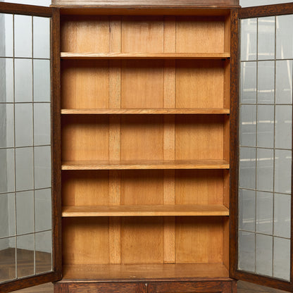 英国 クラシック ブックケース 食器棚