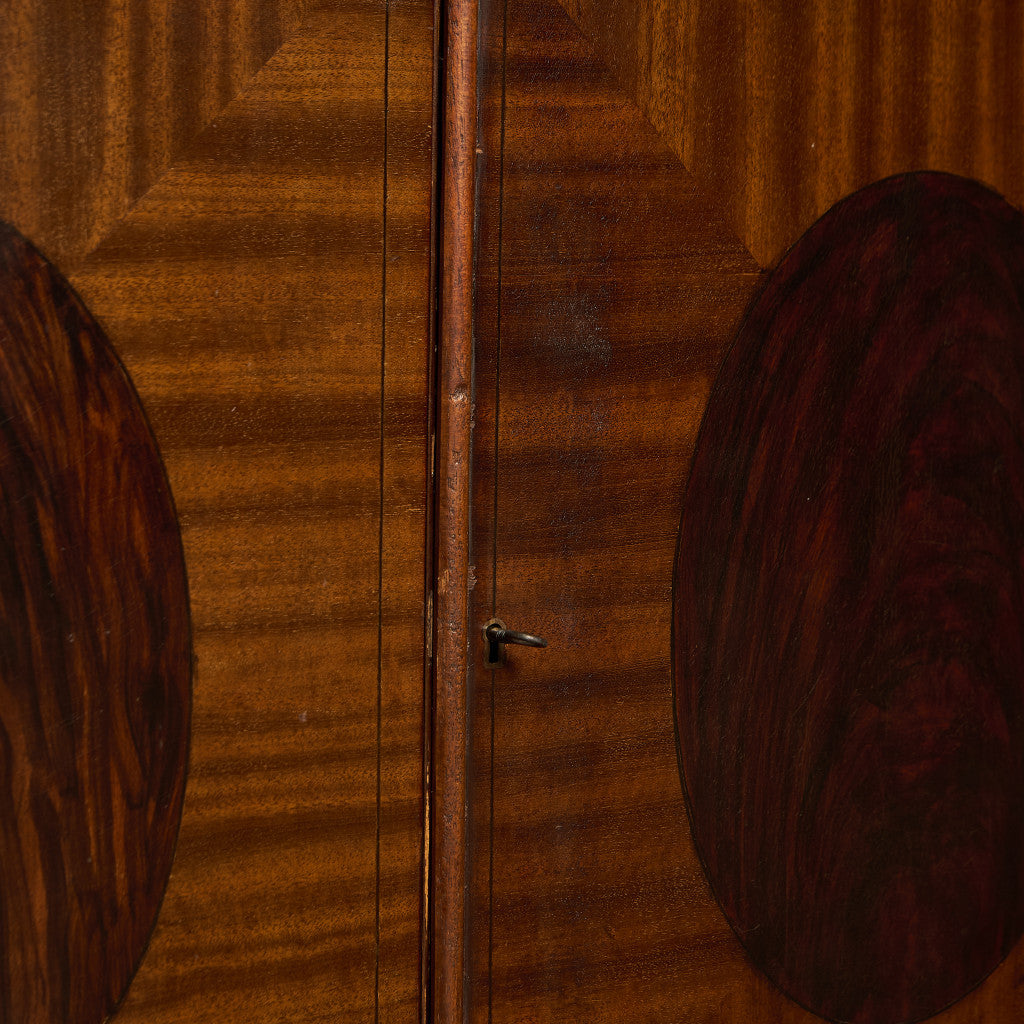 英国 アンティーク ビューロー ブックケース