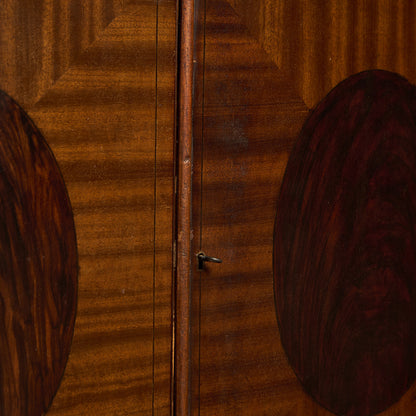 英国 アンティーク ビューロー ブックケース