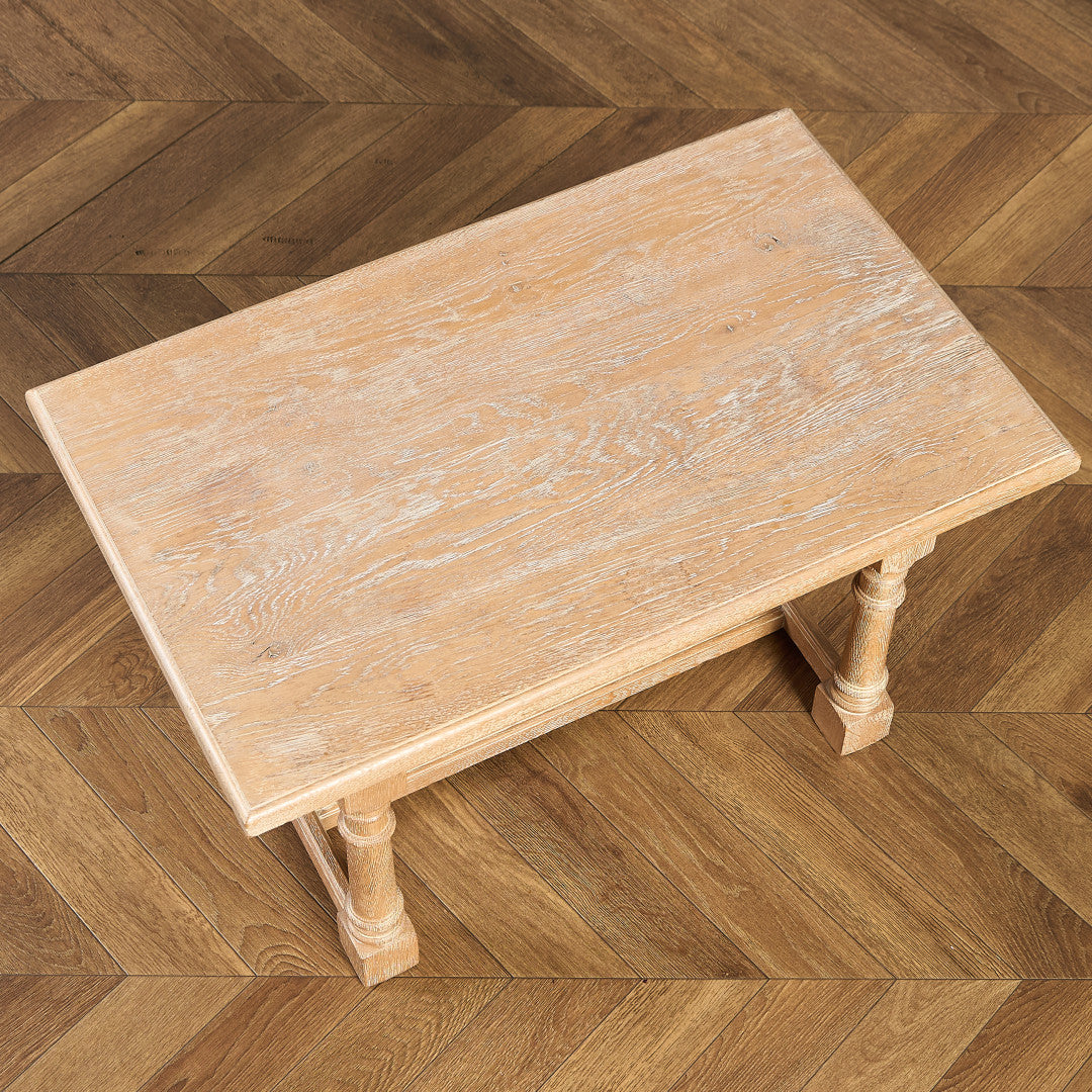 英国 クラシック ライムド オーク センターテーブル コーヒーテーブル